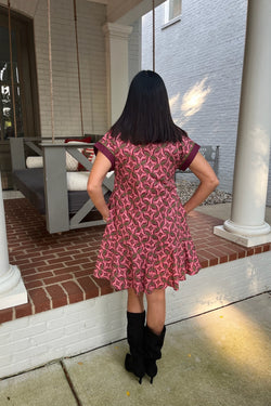 Hibiscus Ruffle Dress
