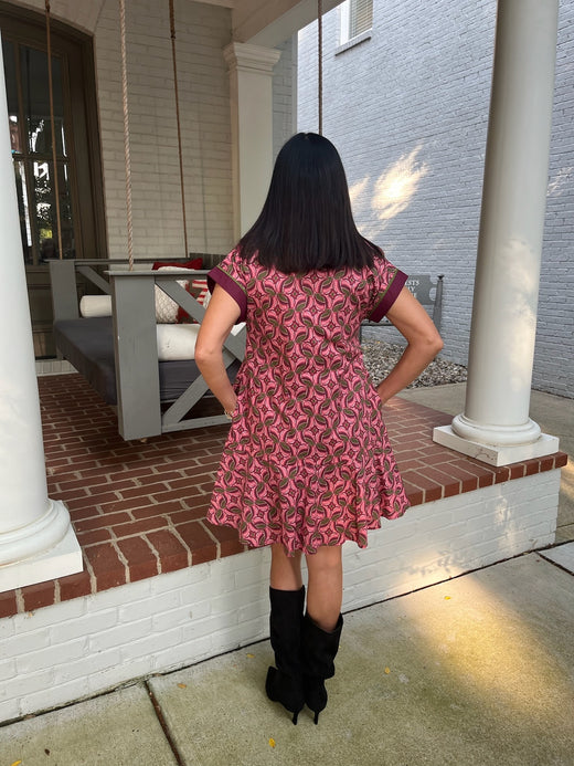 Hibiscus Ruffle Dress