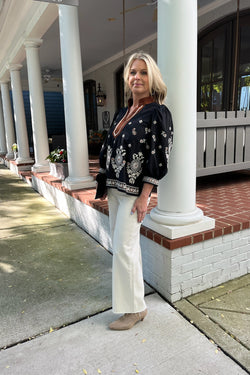 Holly Embroidered Shirt