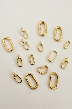 Gold Charm Clasp (Multiple Styles)