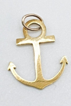 Charm Bar - Gold Anchor