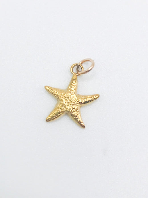 Charm Bar - Starfish Gold Charm