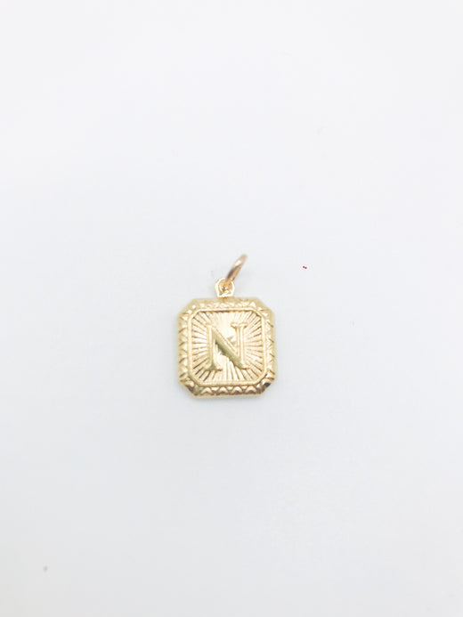 Initial Charm - Square Letter