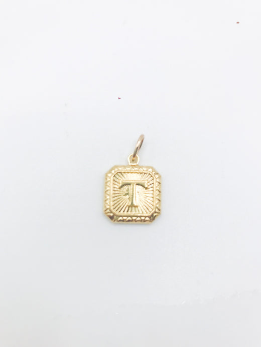 Initial Charm - Square Letter