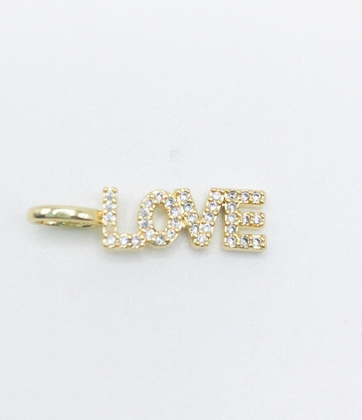 Charm Bar - Love Pave Charm