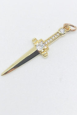 Charm Bar - Pave Sword Charm