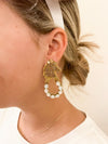 Derby Lucky Filly Beaded Earrings