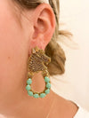 Derby Lucky Filly Beaded Earrings
