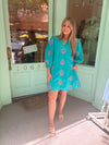 Mint Embroidered  Dress