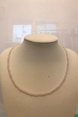 3mm Faceted Gemstone Necklace