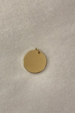 Gold Circle Charm