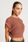 Tatum Crochet Banded Crop Top