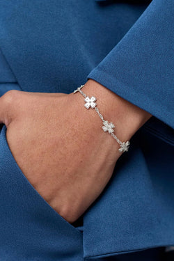 Julie Vos, Canterbury Delicate Bracelet - Silver