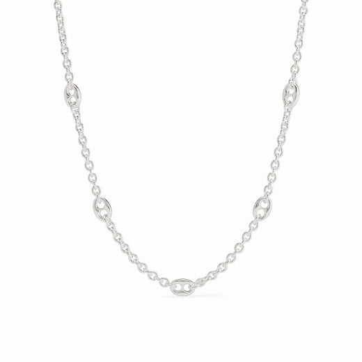 Julie Vos, Laguna Delicate Station Necklace - Silver