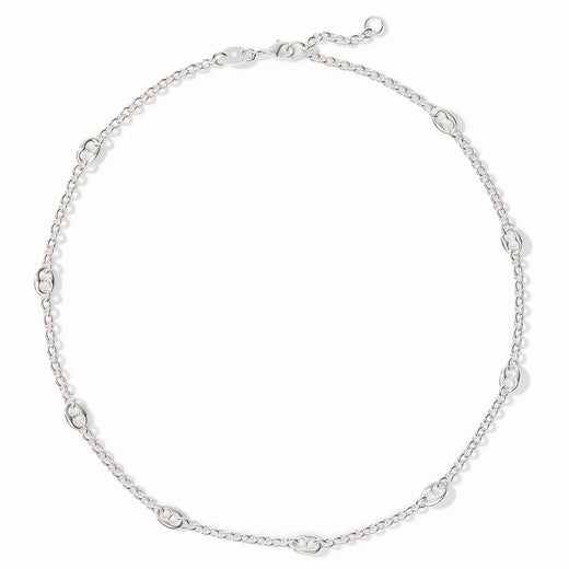 Julie Vos, Laguna Delicate Station Necklace - Silver