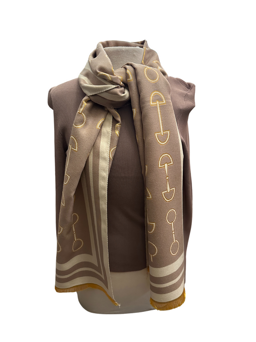 Equestrian Horse Bit Scarf