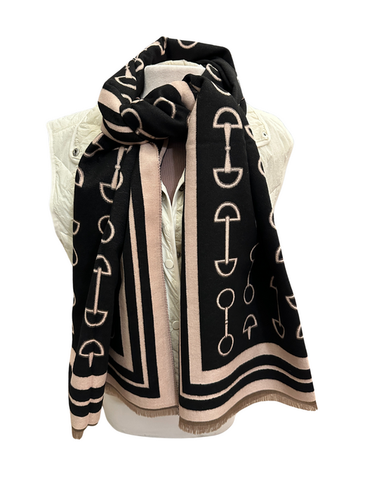 Equestrian Horse Bit Scarf