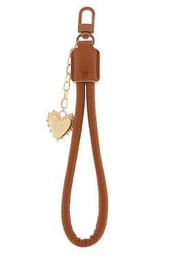 Heart & Leather Bag Charm