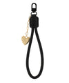 Heart & Leather Bag Charm
