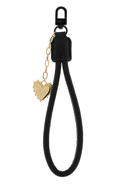 Heart & Leather Bag Charm