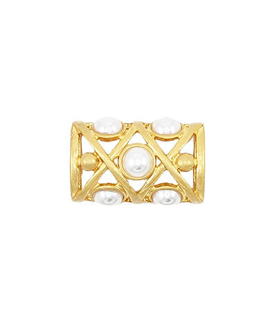 Pearl Scarf Ring