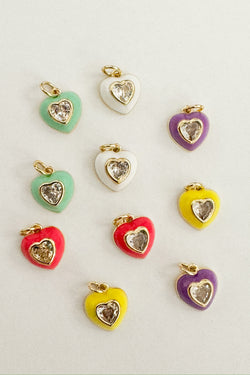 Rhinestone Mini Heart