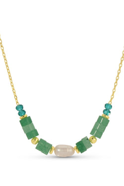 Beaded Pearl Necklace