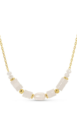 Beaded Pearl Necklace
