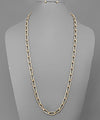 Twisted Chain Long Necklace