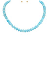 Rondelle Stone Necklace Set