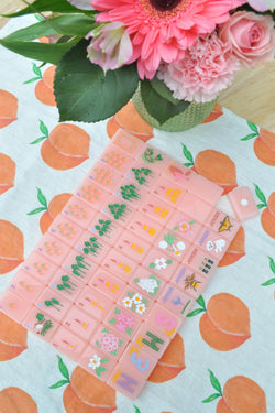Peach & Pine Tiles- A Georgia Inspired Mahjong Set