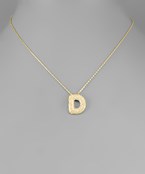 CZ Initial Necklace