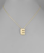 CZ Initial Necklace