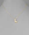 CZ Initial Necklace