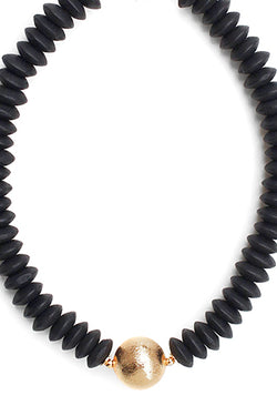 Wooden Bead & CCB Choker