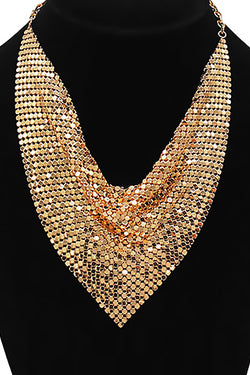 Mesh Chain Scarf Necklace