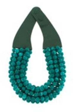 Agate Ball Bead Necklace