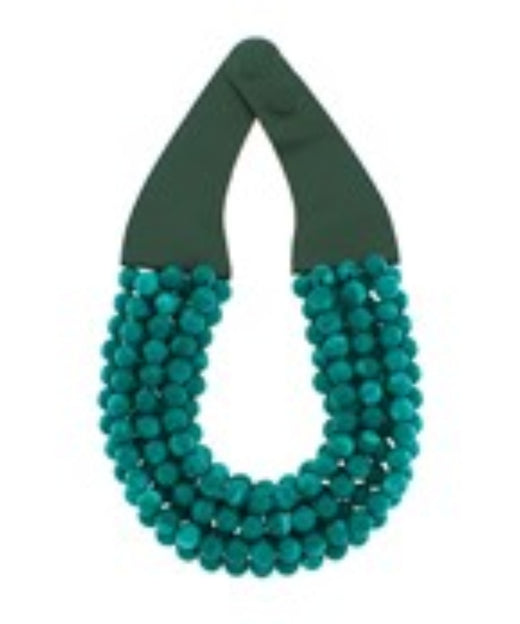 Agate Ball Bead Necklace