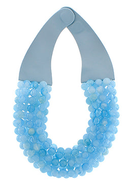 Agate Ball Bead Necklace