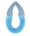 Faceted Marble Bead Necklace