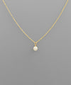 Simple Pearl Ball Necklace