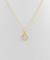 Shell Clover Pendant Necklace