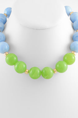 Acrylic Ball Beaded Necklace