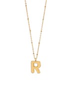 Balloon Initial Pendant Necklace