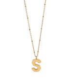 Balloon Initial Pendant Necklace