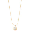 MOP Initial Necklace