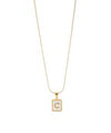 MOP Initial Necklace