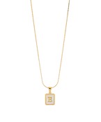 MOP Initial Necklace