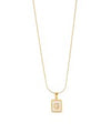 MOP Initial Necklace