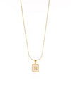 MOP Initial Necklace